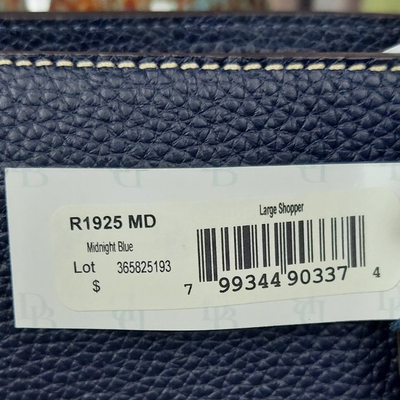 NWT DOONEY & BOURKE LARGE PEBBLE GRAIN SHOPPER & LARGE SLIM WRISTLET (BL… - Picture 10 of 16